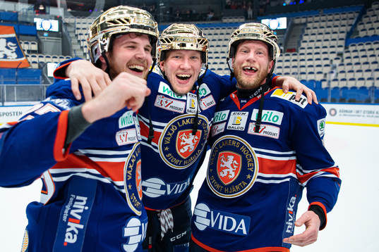 Växjös Linus Nässén, Marcus Sylvegård och Richard