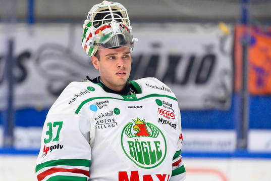 Rögles målvakt Johan Gustafsson