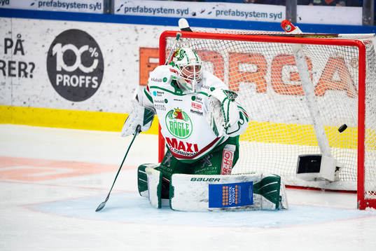 Rögles målvakt Johan Gustafsson släpper in 2-1