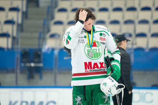 Rögles Moritz Seider deppar med sin silvermedalj