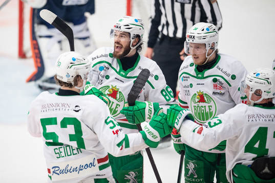 Rögles Moritz Seider, Eric Gelinas, Erik Andersson  och