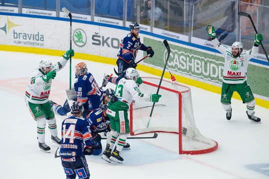 Rögles Mattias Sjögren, Olli Palola och Eric Gelinas