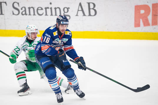Rögles Samuel Jonsson och Växjös Brendan Gaunce