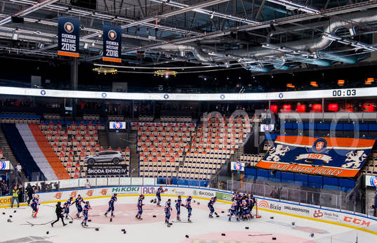 Växjös spelare jublar