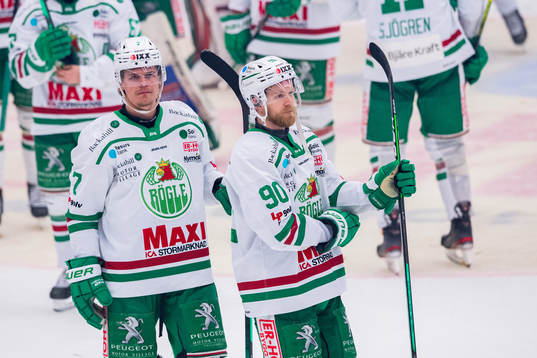 Rögles Erlend Lesund och Ted Brithén deppar