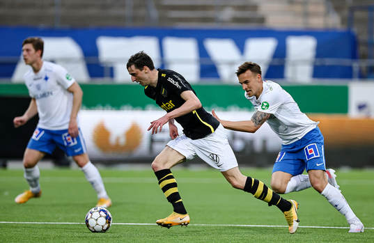 s Jetmir Haliti och IFK Norrköpings Henrik Castegren