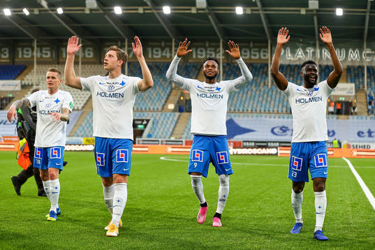 IFK Norrköpings Ari Skúlason, Alexander Fransson, Samuel