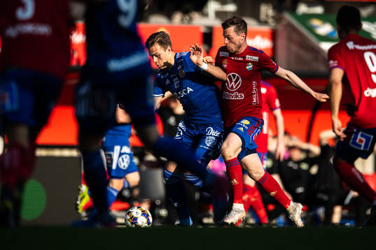 Sundsvalls Anton Eriksson och Östers Nicolas Mortensen