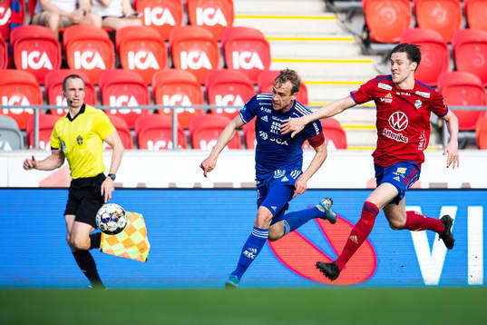 Sundsvalls Pontus Engblom och Östers John Stenberg