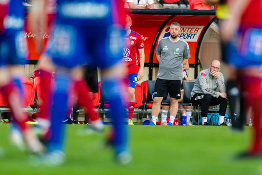 Östers tränare Dennis Velic