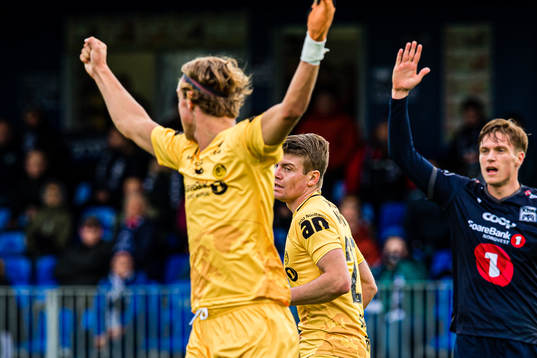 Sondre Sørli of Bodø/Glimt celebrates