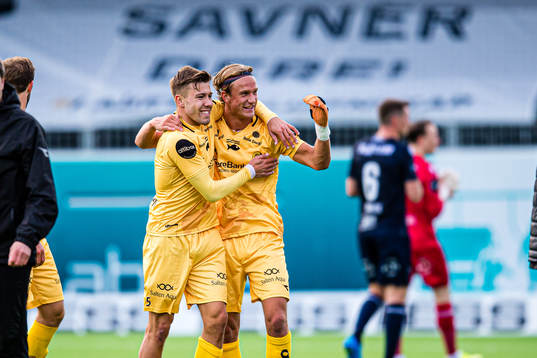 Fredrik André Bjørkan and Erik Botheim of Bodø/Glimt