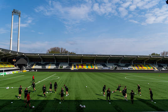 Spelarna kör kvadraten