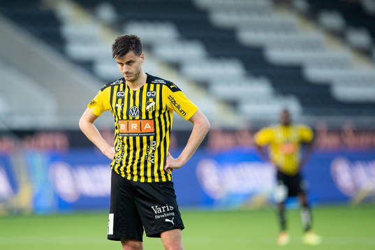 Häckens Alexander Jeremejeff  deppar i slutet av