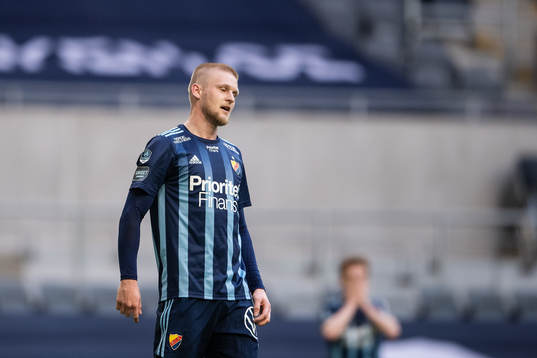 Djurgårdens Kalle Holmberg deppar