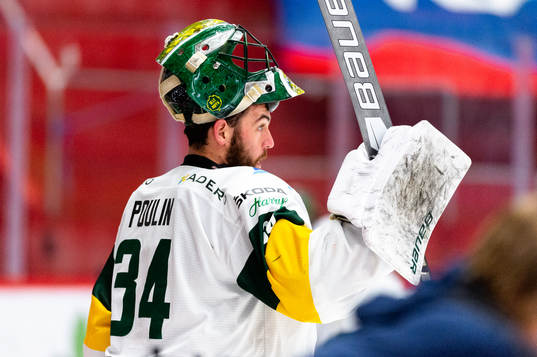 Björklövens målvakt Kevin Poulin