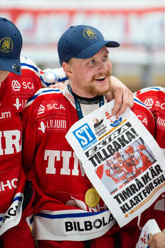 Timrås Jens Lööke jublar