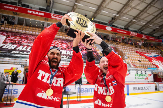 Bläddra bland fler bilder av Ishockey, Kval till SHL, Final 5, Timrå - Björklöven