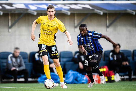 Elfsborgs André Rømer och Sirius Nahom Girmai Netabay