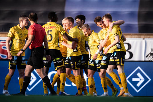 Elfsborgs spelare jublar