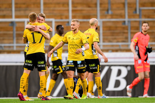 Elfsborgs Alexander Bernhadsson , Per Frick och Simon