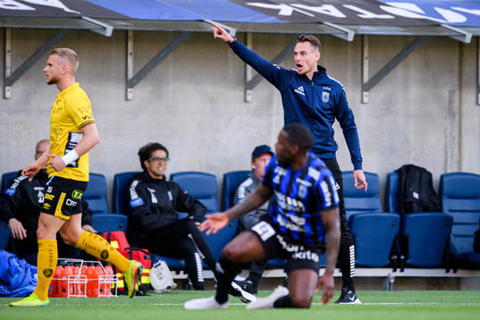 Sirius tränare Daniel Bäckström