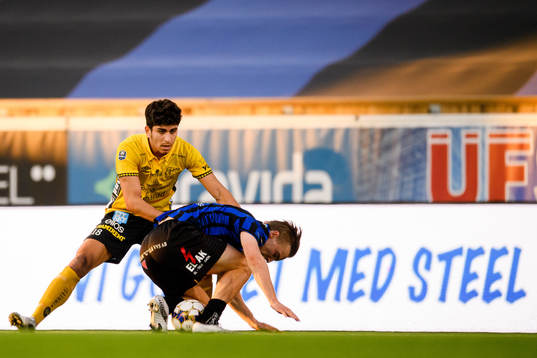 Elfsborgs Ahmed Qasem och Sirius Jacob Ortmark