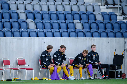 Elfsborgs spelare på bänken
