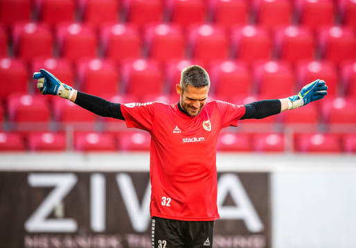 Kalmars målvakt Lucas Hägg Johansson