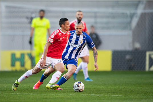Kalmars Romario Pereira Sipiao och IFK Göteborgs Marek
