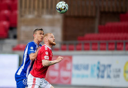 Kalmars Nils Fröling  och IFK Göteborgs Jesper Tolinsson