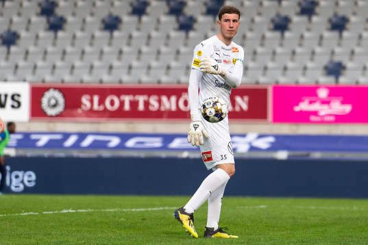 Mjällbys målvakt Samuel Brolin