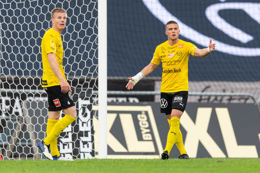 Mjällbys Eric Björkander och Ivan Kricak
