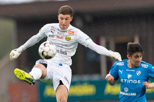 Mjällbys målvakt Samuel Brolin