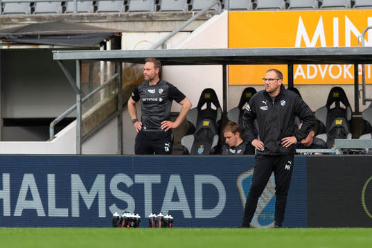 Halmstads tränare Magnus Haglund