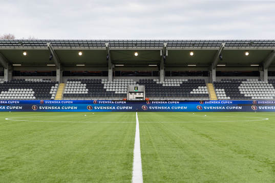 Bravida Arena interiört innan finalen i Svenska Cupen