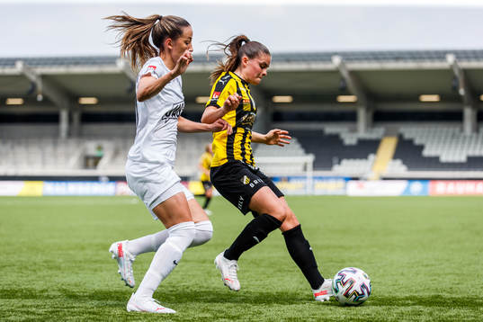 Eskilstunas Anna Oskarsson och Häckens Hanna Wijk