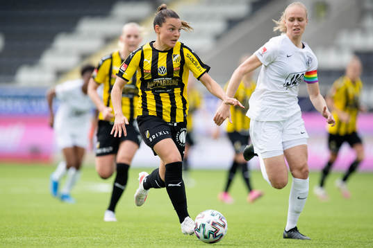 Häckens Johanna Rytting Kaneryd före Eskilstunas Matilda