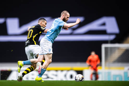 s Nabil Bahoui och Malmö FFs Jo Inge Berget