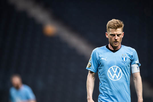Malmö FFs Anders Christiansen deppar
