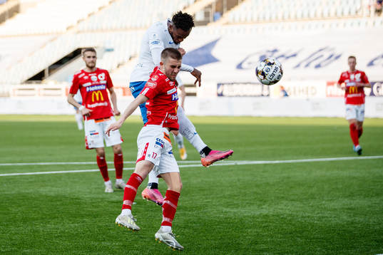 IFK Norrköpings Samuel Adegbenro gör 1-0