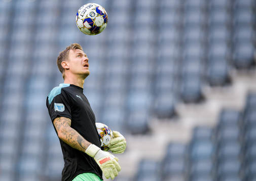 Malmö FFs målvakt Johan Dahlin