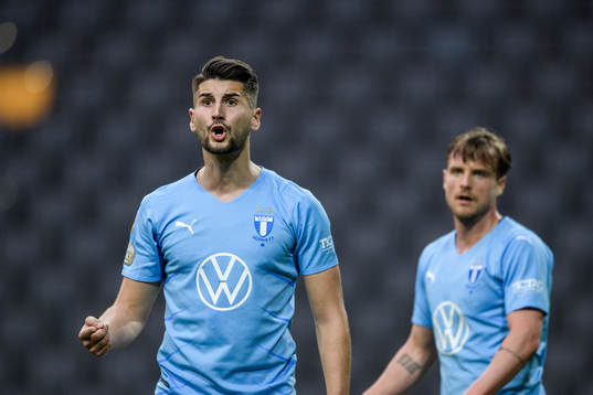 Malmö FFs Antonio Colak och Eric Larsson