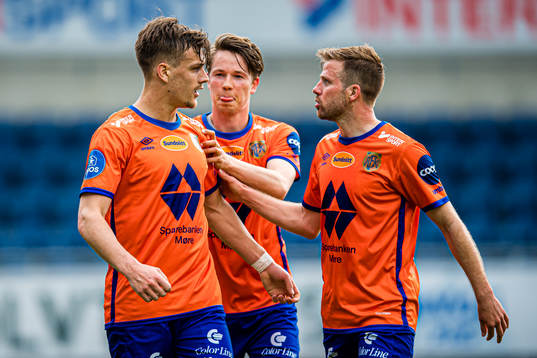 Sigurd Hauso Haugen of Aalesund celebrates