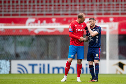 Helsingborgs Andreas Granqvist och Östers James Keene