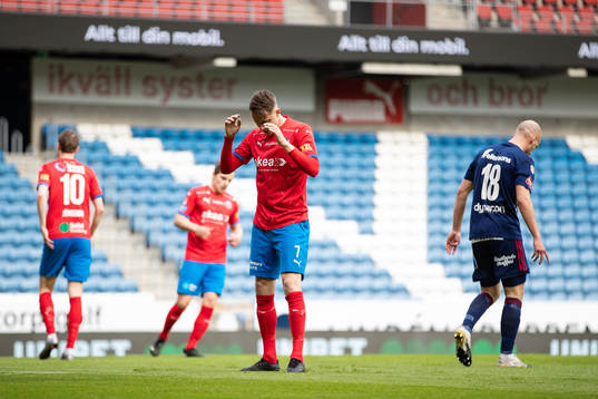 Helsingborgs Viktor Lundberg deppar