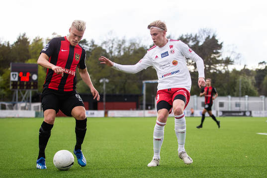 Brommapojkarnas Martin Falkeborn och Hudiksvalls