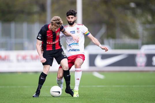 Brommapojkarnas Gustav Sandberg Magnusson och Hudiksvalls