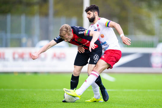Brommapojkarnas Gustav Sandberg Magnusson och Hudiksvalls