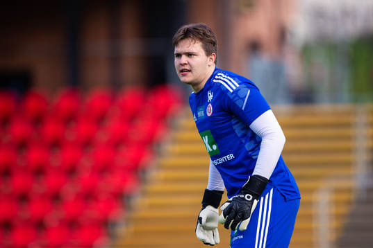 Hudiksvalls målvakt Sebastian Jonsson